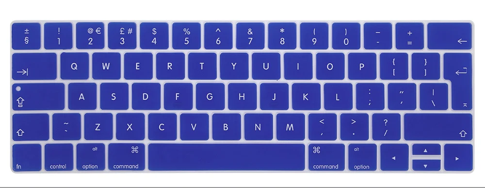 Евро версия английская клавиатура обложка кожа для 2016 Новый MacBook Pro 13 &quot15&quot Retina