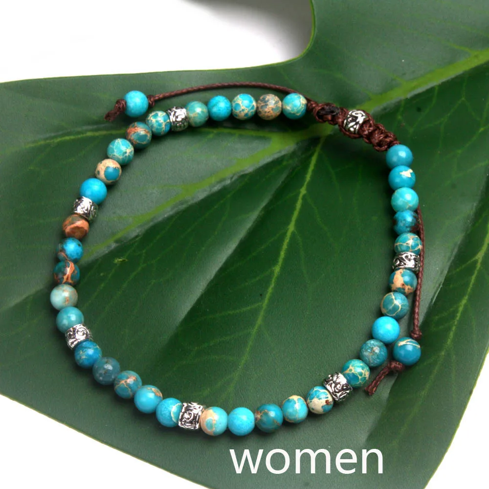 Tophus for women Браслеты премиум класса с бусинами, обтягивающие браслеты с камнем, модные браслеты дружбы для влюбленных пар, браслет для йоги, ювелирные изделия, Прямая поставка - Окраска металла: Tophus for women