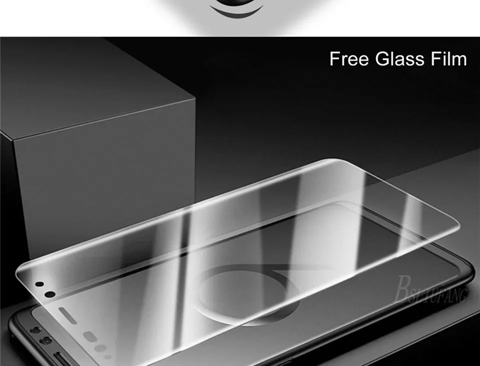 Luxury 360 Degree Full cover Case For Samsung Galaxy S10 S9 S8 Plus S7 Edge Shockproof Phone Cases For Samsung Note 8 9 Case