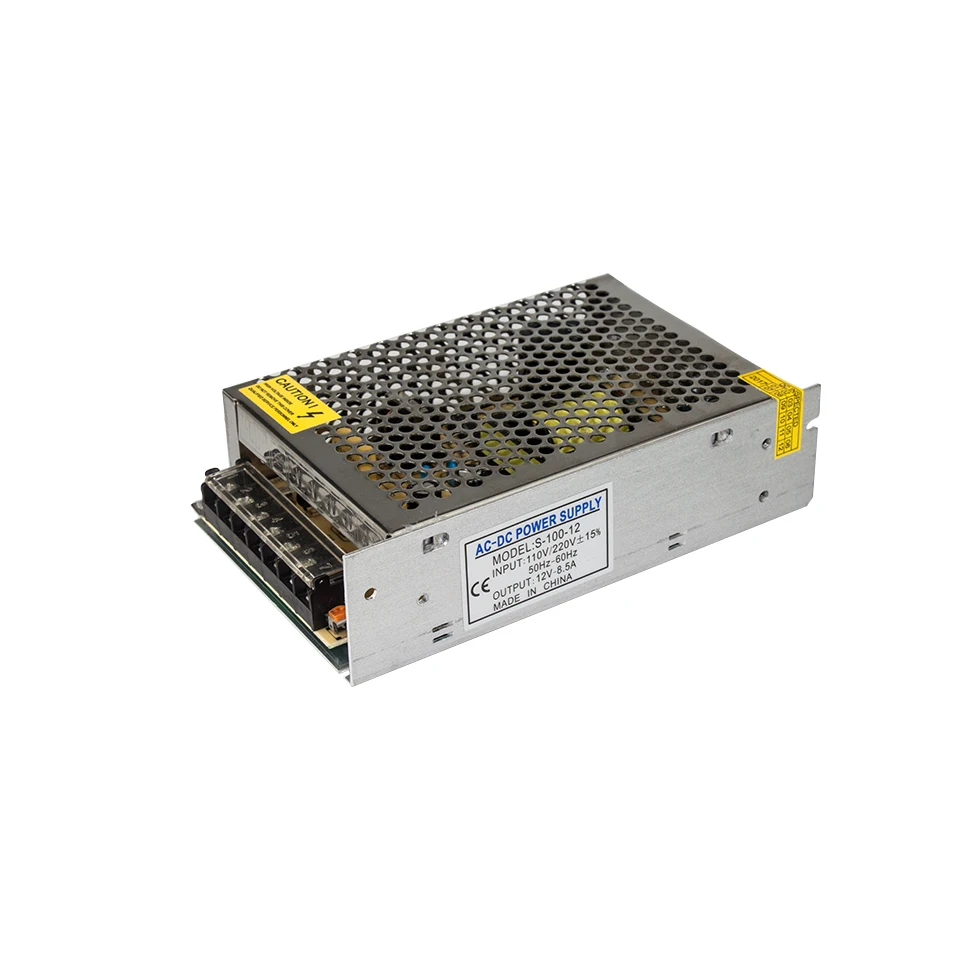 DC12V 15 Вт/24 Вт/60 Вт/100 w/120 w/180 w/240 w светодиодные полосы трансформатор переменного тока 100-240V Мощность адаптер