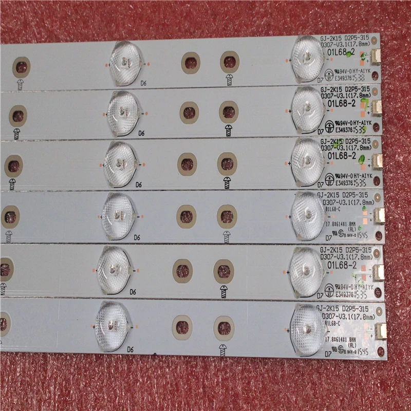 1 комплект = 6 шт. новый оригинальный светодиодный полоски для 32 &quotPhilips GJ-2K15 D2P5-315