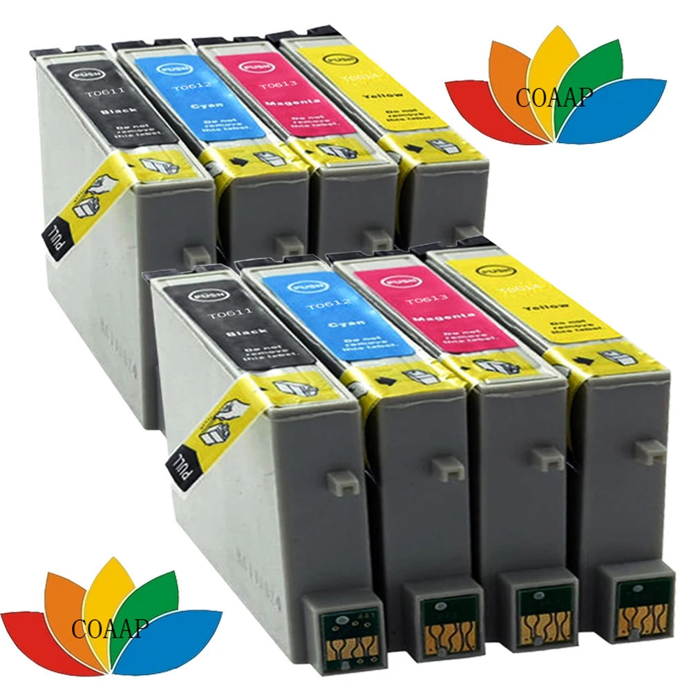 8 совместимых чернильных картриджей для принтера EPSON STYLUS D4200 DX4200 D3850 DX3850 DX4250 DX4800