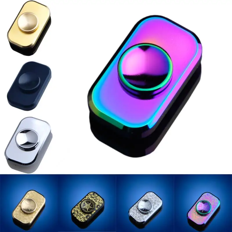 EDC Мульти стиль палец гироскопа металла материал tri Spinner аутизма и СДВГ время