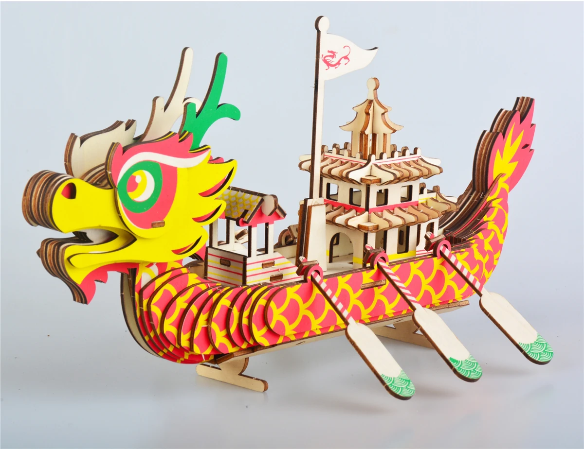 Лазерная резка новая сборка Сделай Сам обучающая игрушка 3D деревянная модель
