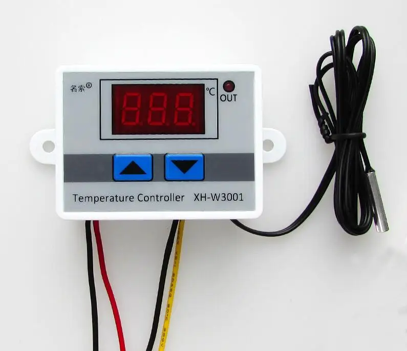 Цифровой светодиодный регулятор температуры 220 В 10 А|digital led temperature controller|thermostat