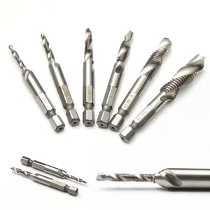 Сверла ZENHOSIT из быстрорежущей стали, набор из 6 шт.компл. быстрорежущей стали для сверления отверстий по дереву, металлу, M3458610