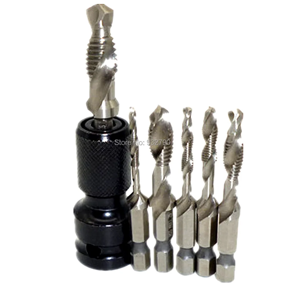 1/2 &quotDr до 1/4&quot оснастка Шестигранная Отвертка адаптер конвертер + 6 шт.
