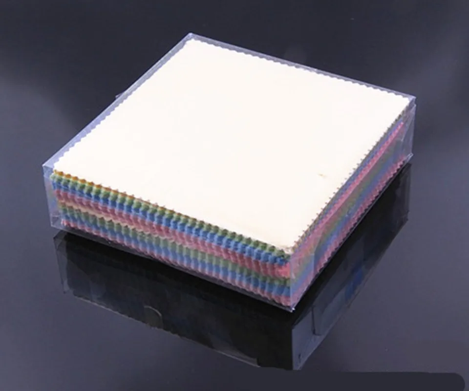 Салфетка из микрофибры для чистки очков 50 шт./лот|Аксессуары очков| |