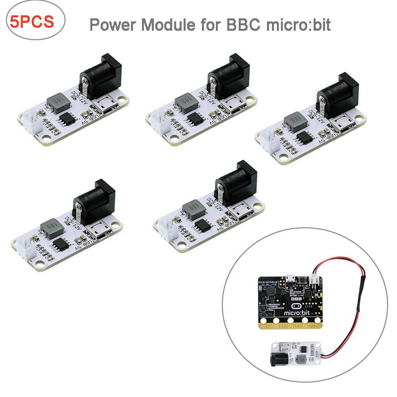 Плата модуля питания 5 шт. 3 В 2 А для BBC micro:bit microbit плата развития - Цена: 1 787,85 руб.