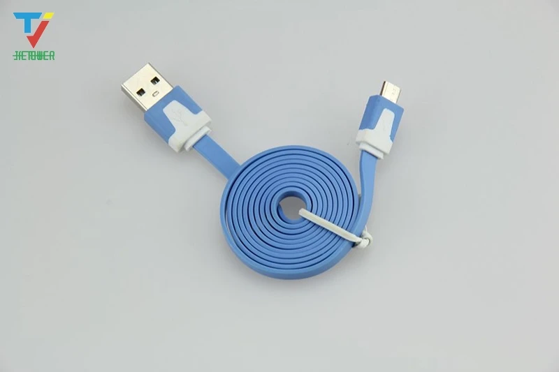 100 шт 1 м/2 м/3 м разноцветный плоский зарядный USB кабель синхронизации данных 8 Pin для IPhone IPad Mini Ipod Nano Ios Micro USB 5pin для samsung