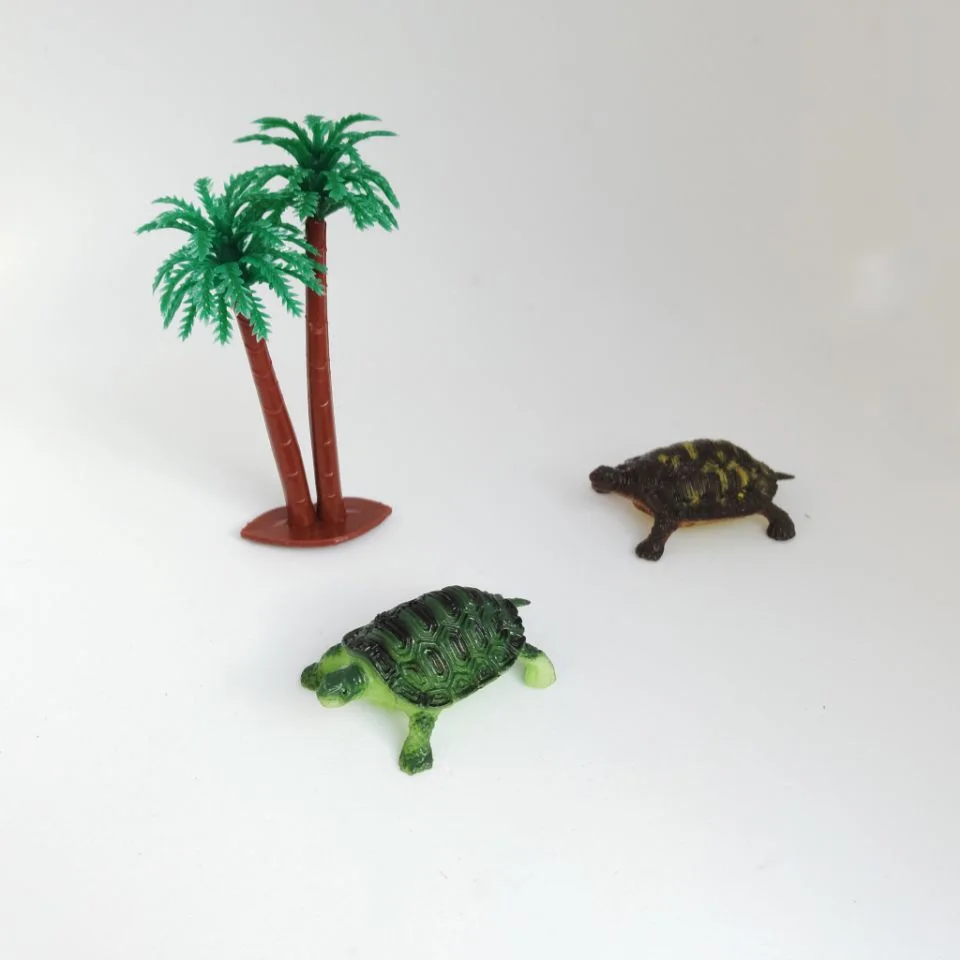 BAIUFOR миниатюрные коллекции аниамские домики деревья девушка пейзаж из мха Декор