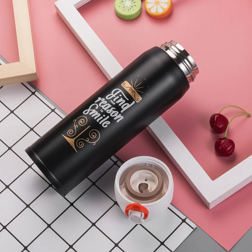 500 мл портативная вакуумная колба из нержавеющей стали термос кофейная чашка