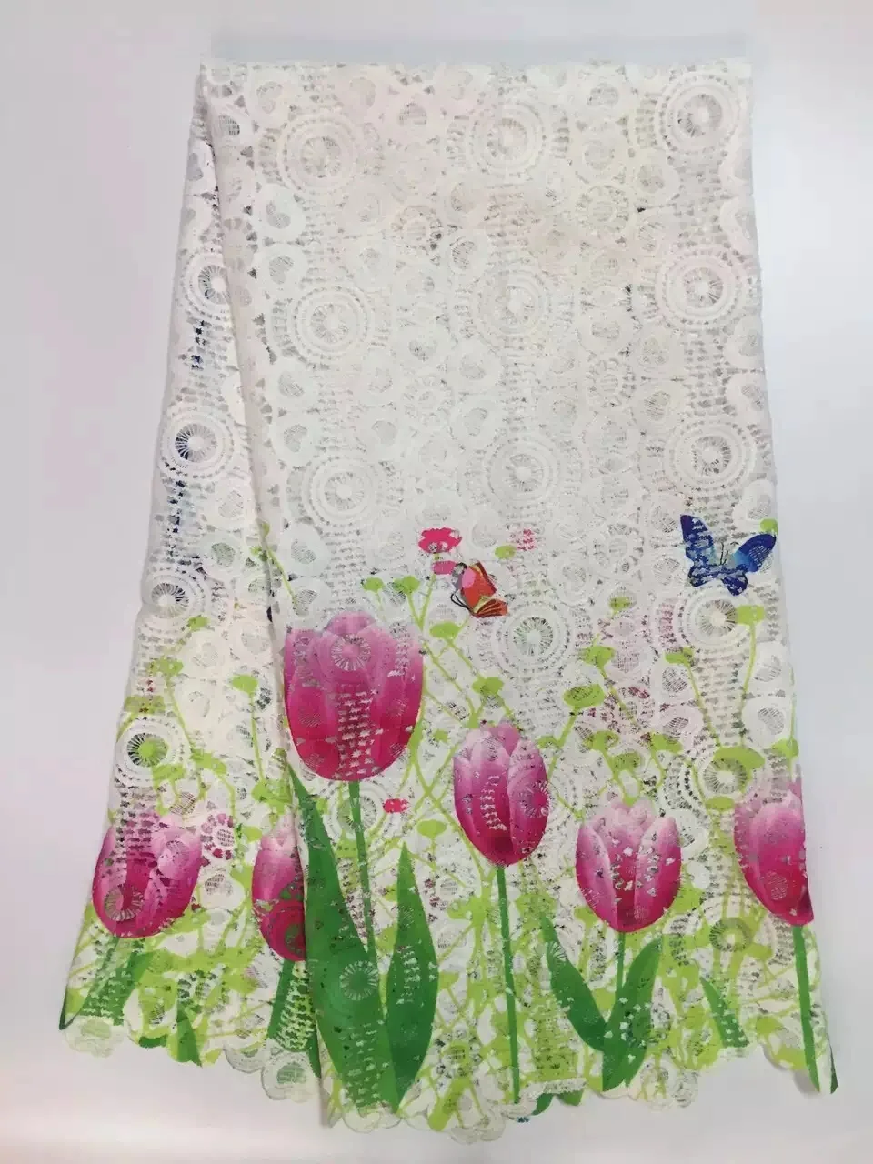 Водорастворимая Лидер продаж 2016 Новинка африканские Кружево хлопок шнур гипюр