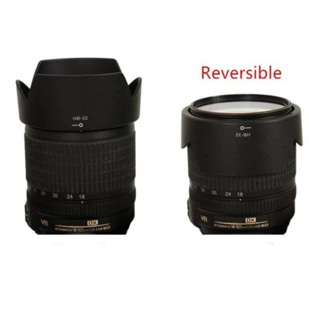 Бленда для объектива цифровой камеры Nikon DX HB 32 байонет ED 18 70 мм 105 135/140 AF S|lens hood|camera