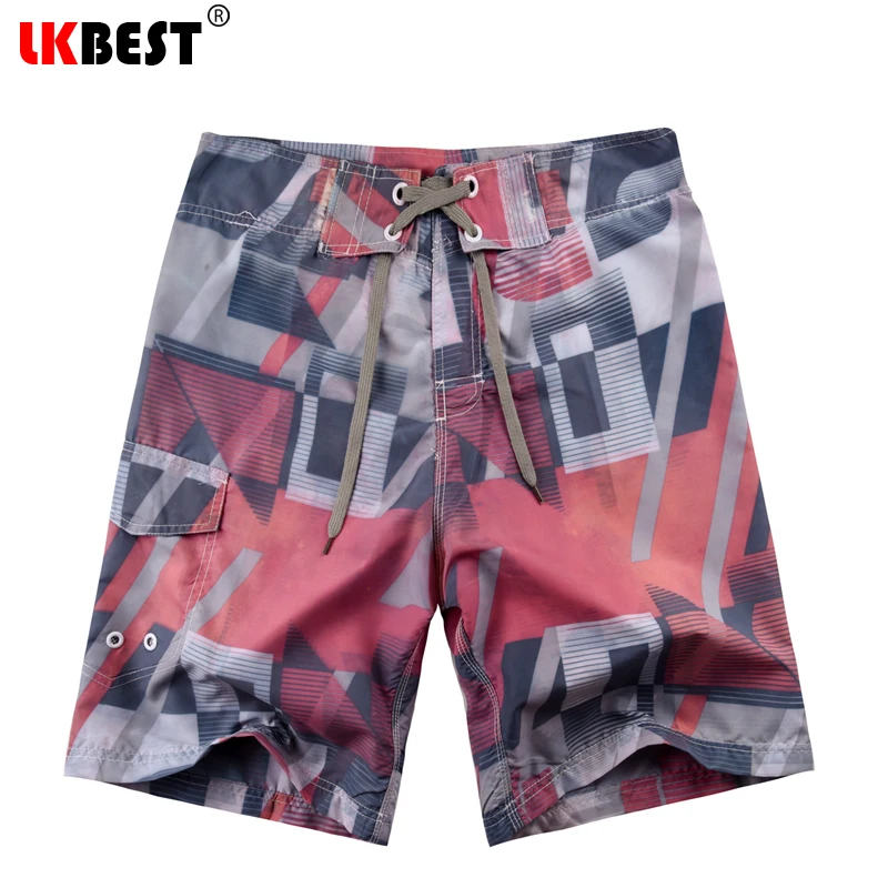 

LKBEST New 2020 quick dry men Beach shorts mesh lining mens boardshorts summer men swimwear trunks brand clothing 1616