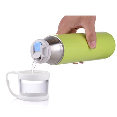 Бизнес вакуум бутылка для воды из нержавеющей стали с CUPS Дамы Дети Спорт на