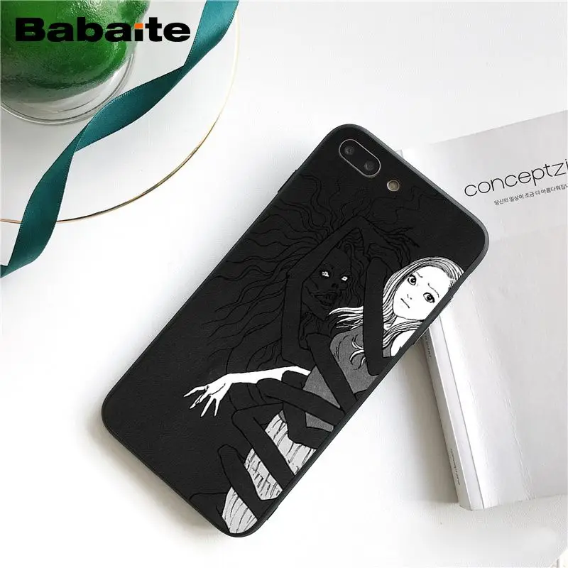 Babaite Junji Ito футболки ужас чехол для телефона для iphone 11 Pro 11Pro Max 8 7 6 6S Plus X XS MAX 5 5S SE XR