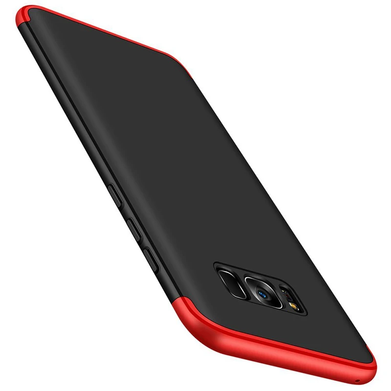 Gourde 3 in 1 Phone Case 360 degree Protected case For Samsung Galaxy S8 Matte Cover plus | Мобильные телефоны и