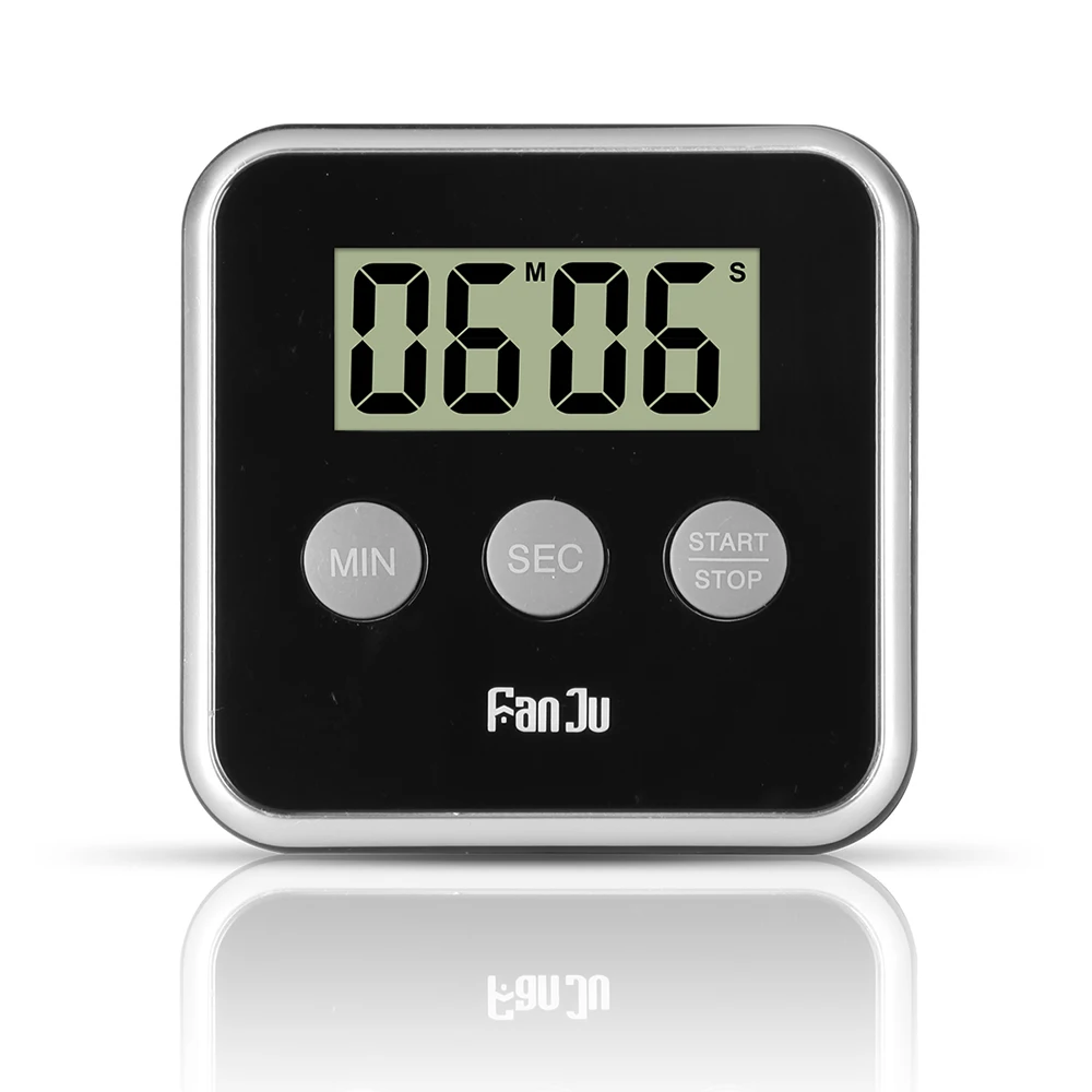 FanJu FJ231 цифровой Кухня обратный отсчет магнитный Таймер Большой Дисплей громкий