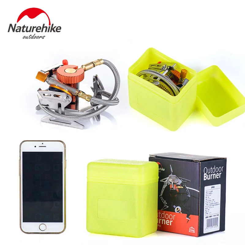 NatureHike Складная напольная газовая плита для кемпинга портативная электронная с