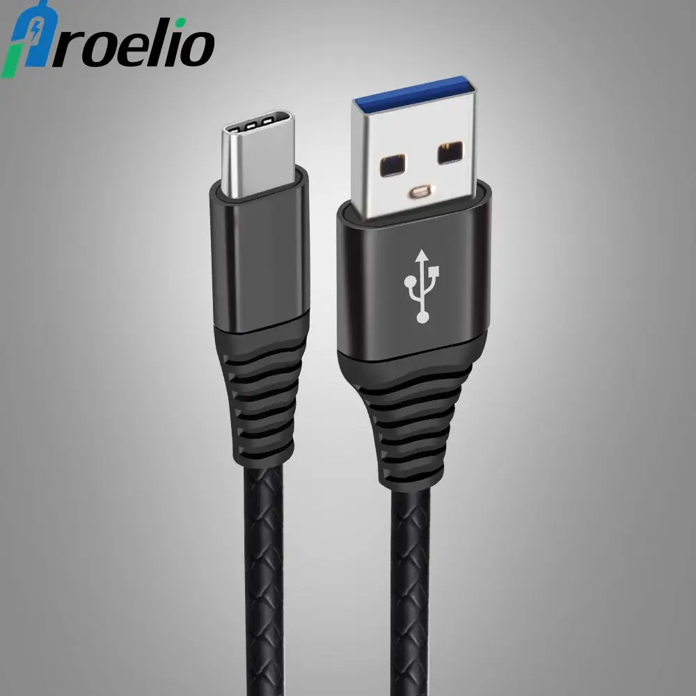 Proelio Тип C кабель для Samsung S8 Примечание 8 USB c Зарядное устройство Huawei MI5 mi6