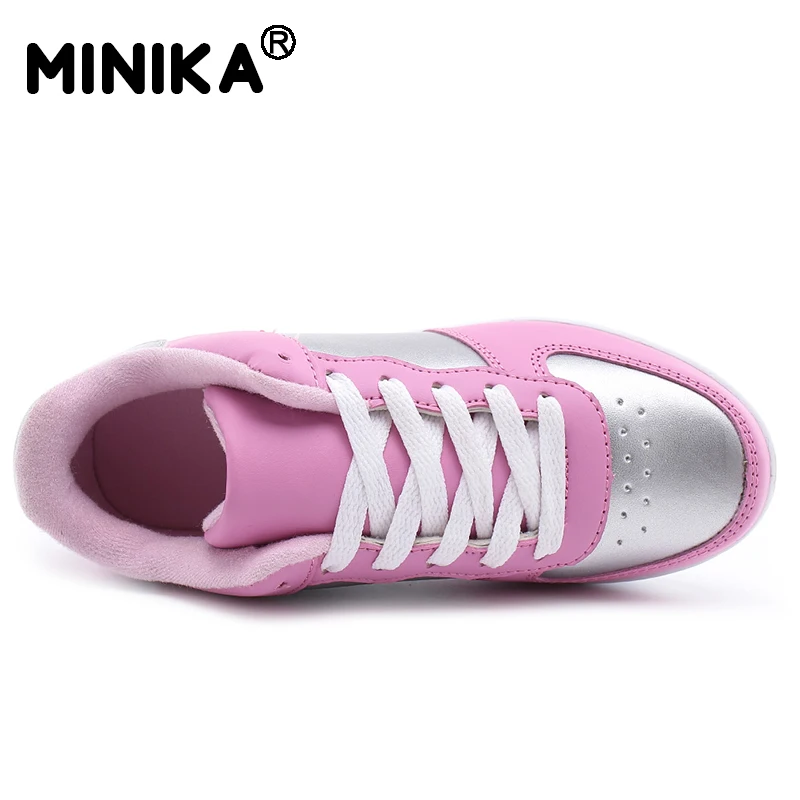 Minika PU And Mesh Casual Swing Breathable Wedges Chaussure Femme Platform Shoes Women Ladies Trainers Sneakers Zapatos Mujer | Обувь