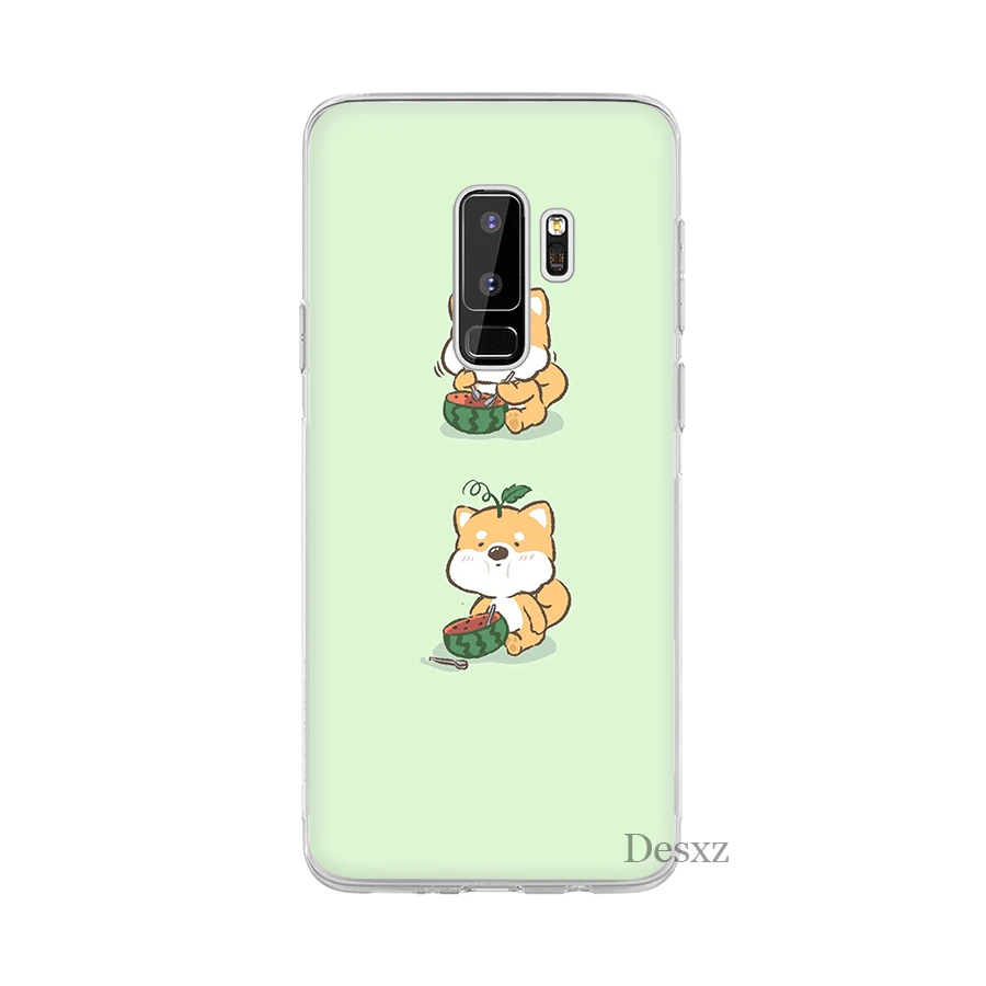 Милый чехол Шиба ину для Samsung M10 M20 M30 M40 S6 S7 Edge S8 S9 S10 Plus S10e Note 8 9 10 милый | Мобильные