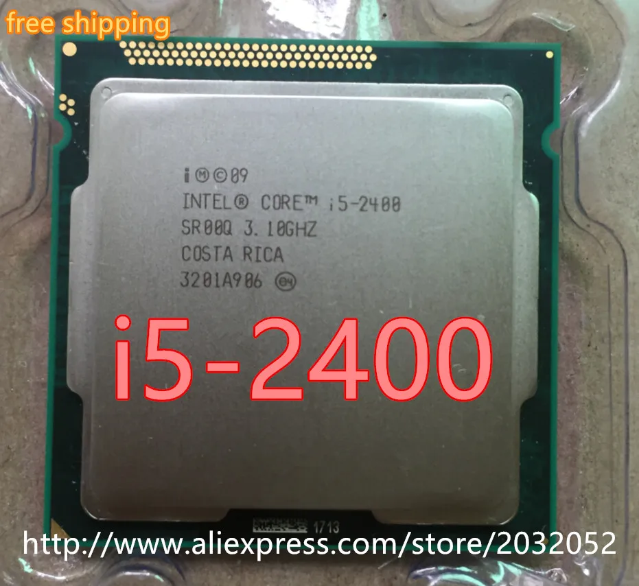 ПК Intel Core i5 2400 I5 (3 1 ГГц 6 МБ 4 ядра разъем 1155 5 GT/s DMI)|i5 2400|intel core i5-2400intel |
