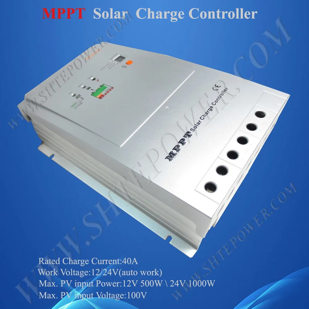 MPPT Solar Panel System Controller 40A 12V/24V auto work, Max 100V input, trace 4210
