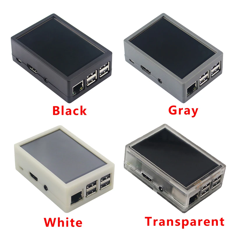 Для Raspberry Pi 3 сенсорный экран 3,5 дюймов TFT lcd 480*320 GPIO дисплей монитор с ABS Чехол Коробка для Raspberry Pi 3 Model B Plus