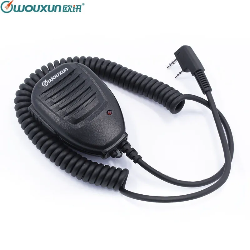 Wouxun 26 динамик микрофон с индикатором света для двухстороннее радио KG UV9D UV8D плюс
