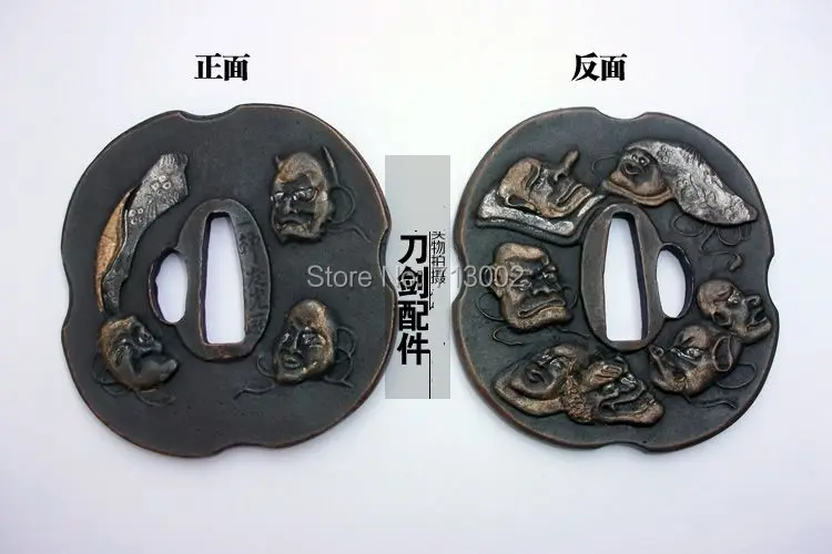 Кованые TSUBA для японского меча Sabre kirsite Tsuba Fitting|tsuba| |