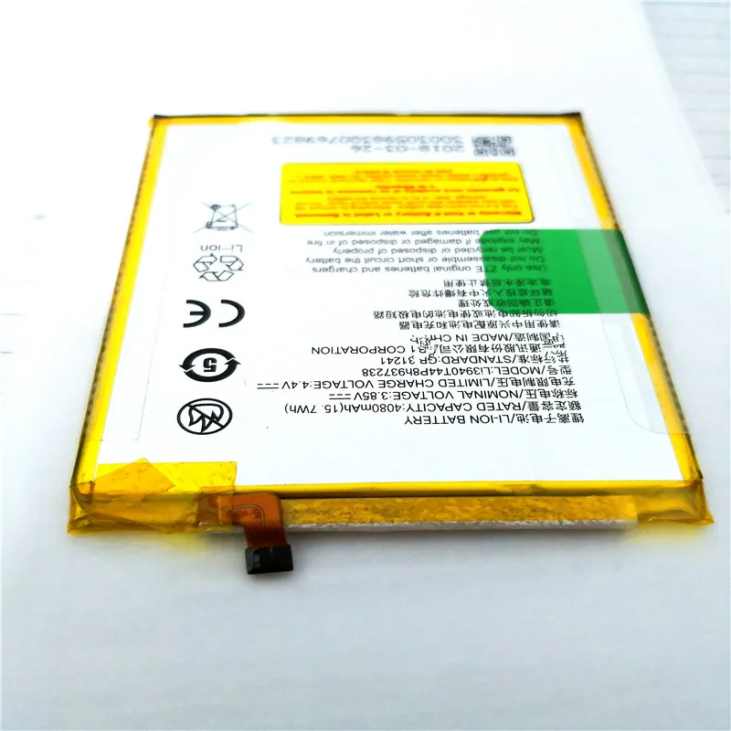 Li3940T44P8h937238 Аккумулятор для телефона ZTE Blade Z982 Z MAX ZMAX 4080 мАч с ремонтными инструментами подарка|Аккумуляторы