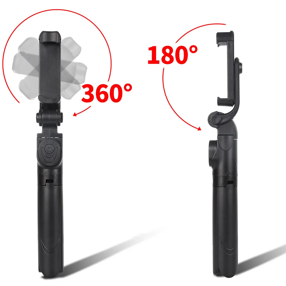 Складной штатив Bluetooth-совместимая селфи палка беспроводной спуск затвора