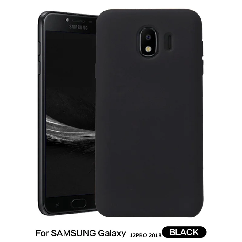 Чехол для Samsung Galaxy J2 Pro 2018 чехол из жидкой резины силиконовый чехол-Желе J250F kimTHmall |