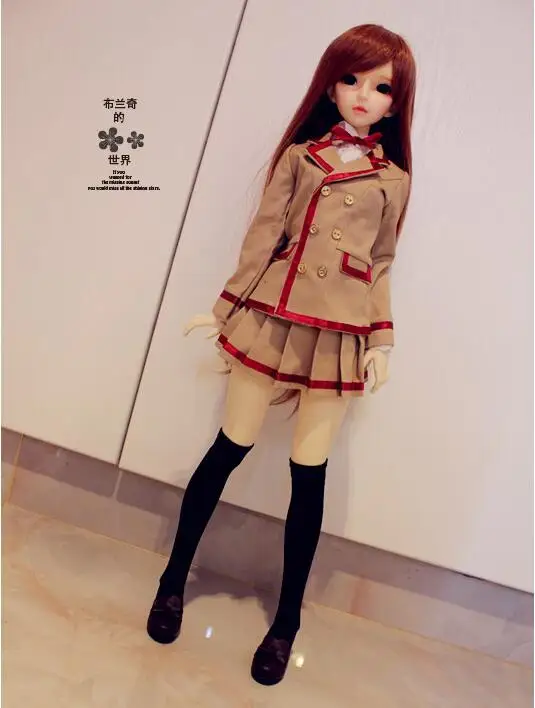 

1/3 DD 1/4 MSD BJD doll coat doll accessories Bjd sd doll socks bjd COS school uniform suit clothing