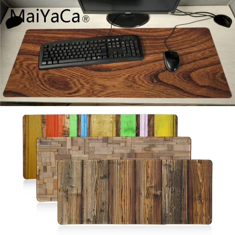 

MaiYaCa In Stocked HOT Colorful Wood Laptop Gaming Mice Mousepad Anime Cartoon Print Large Size Game Mouse Pad