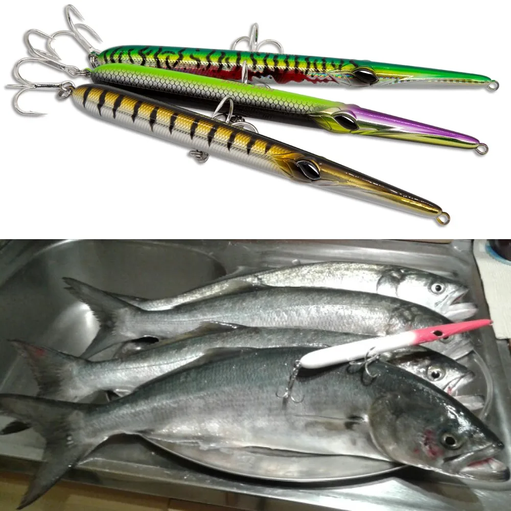 Hunthouse stylo 210 рыболовные приманки карандаш 205 мм 31/36 г длинный Литой stickbaits плавающий