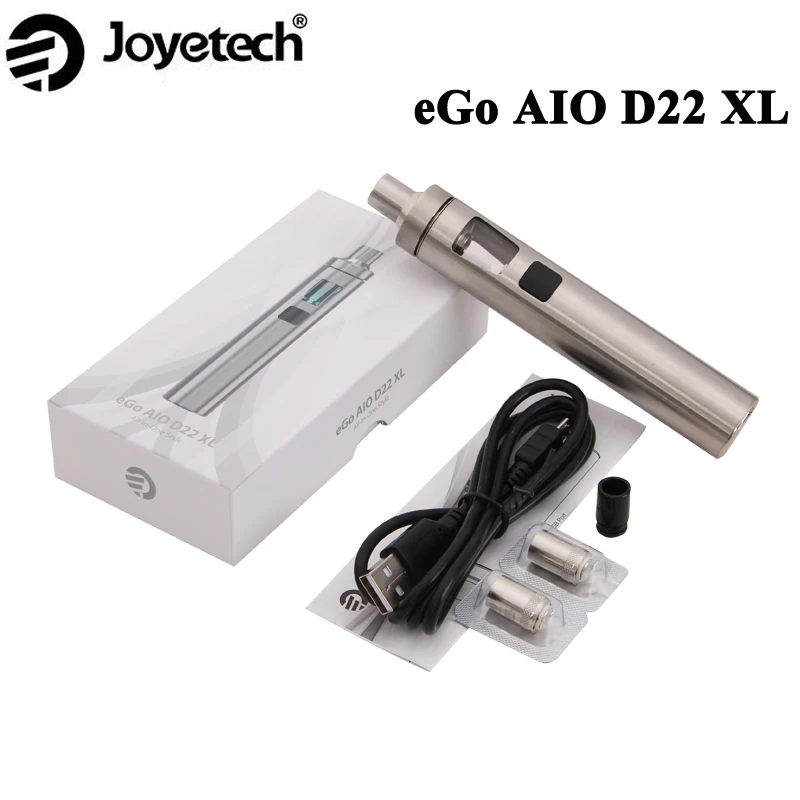 Оригинальные электронные сигареты Joyetech eGo AIO D22 XL с 3,5 мл распылителем Vape 2300 мАч батарея