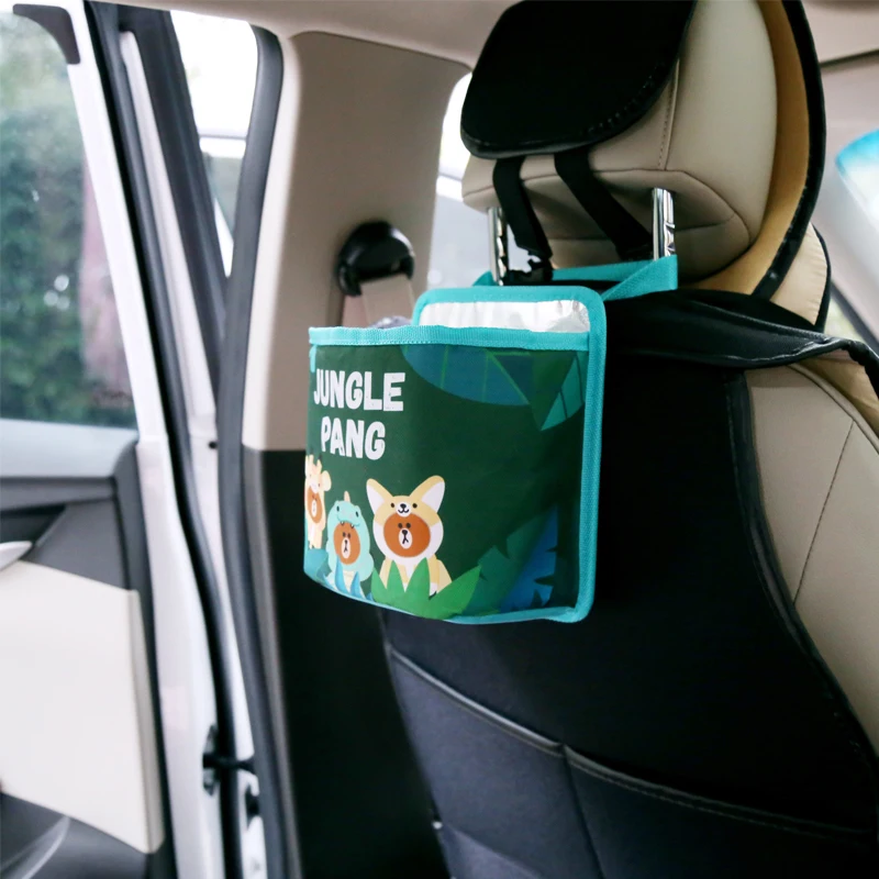 Dual use car trash Creative mini hanging storage bag portable garbage multi-function seat freeshipping | Автомобили и мотоциклы