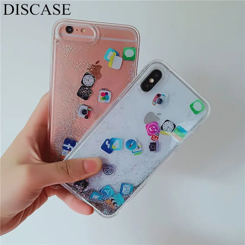DISCASE простой Забавный мобильный телефон должен иметь значки чехол для iPhone X 8 7 6 6s