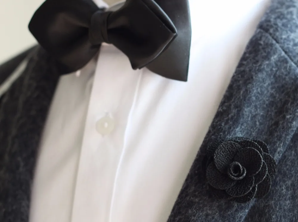 Для мужчин Необычные эксклюзивный острым галстук-бабочка ручной работы двойной