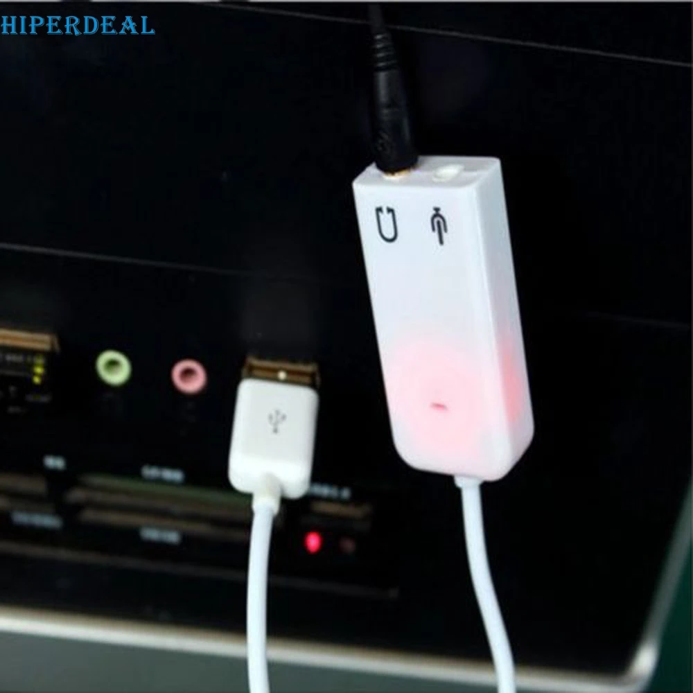 HIPERDEAL внешний Виртуальный USB 2 0 7 1 канальный конвертер стерео звуковая карта аудио