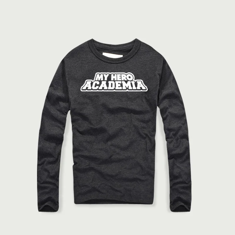 2018 Newest Fashion My Hero Academia T Shirts Men Anime Figure Pattern Shirt Boy Pure Cotton O Neck Tees Soft Casual T-Shirt | Мужская