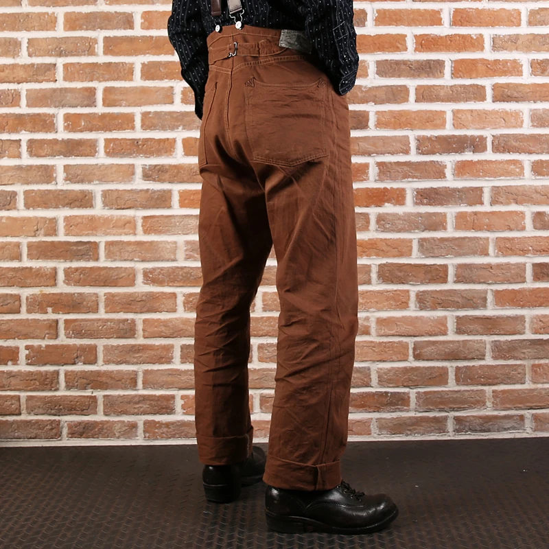 

LOT877 - Bronson 11oz Canvas Pants Mens Unwashed Vintage Duck Jeans