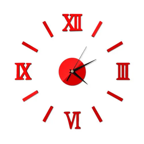 Настенные часы с зеркальной поверхностью современные большие настенные