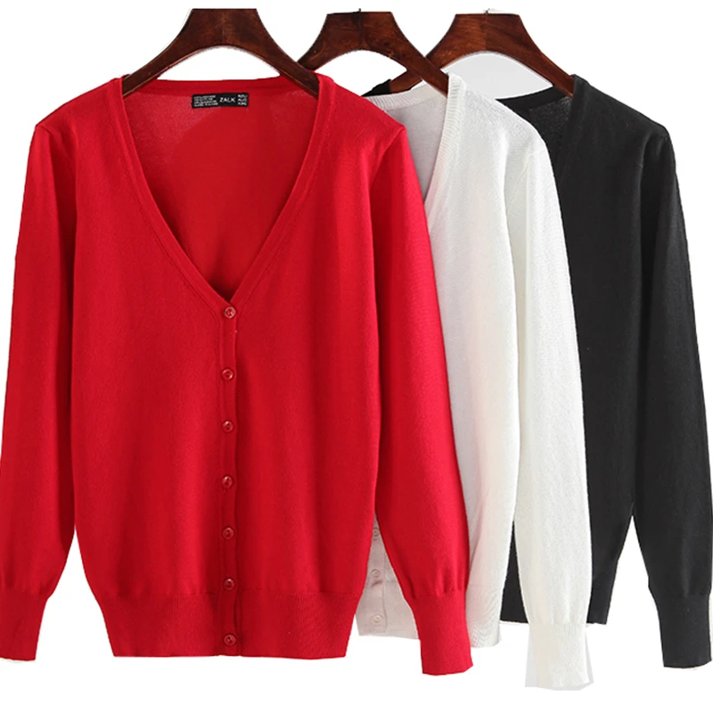 2018 sping Sweater Women Cardigan Knitted Female Casual V-Neck Woman Cardigans plus size Coat Sweaters Tops 5XL |