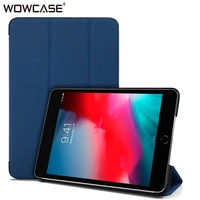 wowcase for ipad mini 5 7 9 2019 case trifold smart auto sleepwake lightweight stand hard back cover case for ipad mini5 funda