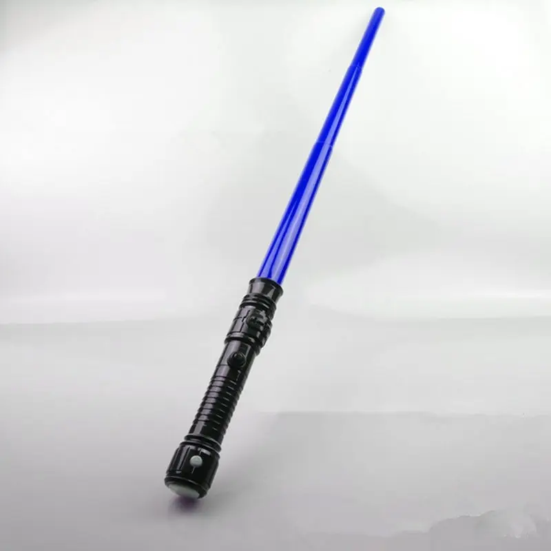 Boy Girl Gift Light Stick Luminescent Music Telescopic Star Wars Laser Sword Lightsaber Cosplay Props Children's Flashing Toys | Игрушки