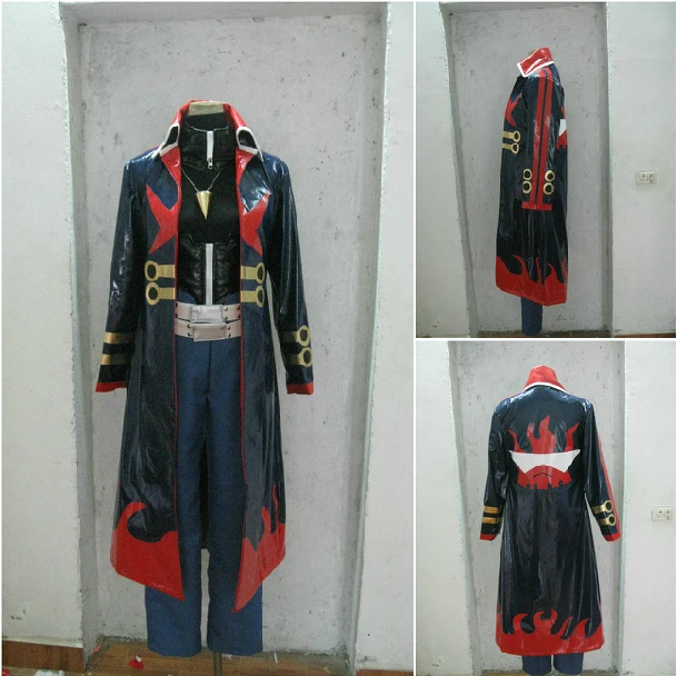 Cos Tengen Toppa Gurren Lagann Captain Simon the Digger Teens Anime Cosplay Costume | Тематическая одежда и униформа